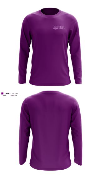 Long Sleeve Performance Shirt, Greater Hope Baptist Church, , Teamtime, Team time, sublimation, custom sports apparel, team uniforms, spirit wear, spiritwear, sports uniforms, custom shirts, team store, custom team store, fundraiser sports, apparel fundraiser