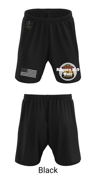 Athletic Shorts With Pockets, Kilgore K-9 Unit, Police, Teamtime, Team time, sublimation, custom sports apparel, team uniforms, spirit wear, spiritwear, sports uniforms, custom shirts, team store, custom team store, fundraiser sports, apparel fundraiser