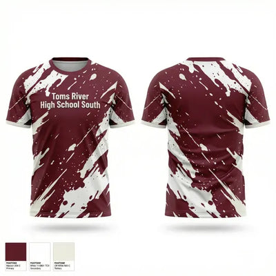 Toms River High School South 20074420 Soft Poly Tee Cotton Like Feel - 1