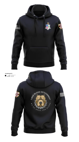 Hoodie, 7236 Medical Support Unit, Army, Teamtime, Team time, sublimation, custom sports apparel, team uniforms, spirit wear, spiritwear, sports uniforms, custom shirts, team store, custom team store, fundraiser sports, apparel fundraiser