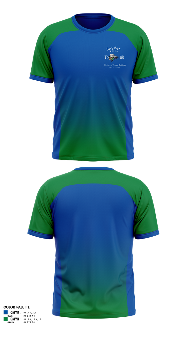 Short Sleeve Performance Shirt, Western Texas College Men's Soccer, Men's Soccer, Teamtime, Team time, sublimation, custom sports apparel, team uniforms, spirit wear, spiritwear, sports uniforms, custom shirts, team store, custom team store, fundraiser sports, apparel fundraiser