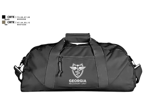 Duffle Bag, Georgia Recovery Unit, , Teamtime, Team time, sublimation, custom sports apparel, team uniforms, spirit wear, spiritwear, sports uniforms, custom shirts, team store, custom team store, fundraiser sports, apparel fundraiser