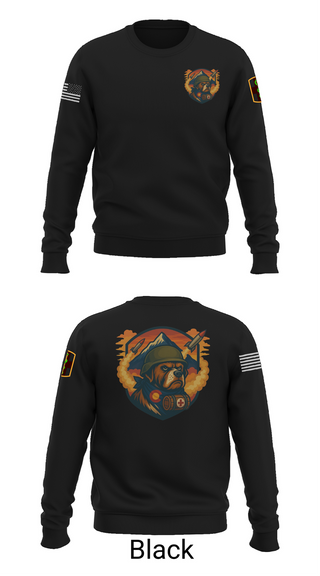 Crew Neck Sweatshirt, 10th Field Hospital (FWD), , Teamtime, Team time, sublimation, custom sports apparel, team uniforms, spirit wear, spiritwear, sports uniforms, custom shirts, team store, custom team store, fundraiser sports, apparel fundraiser