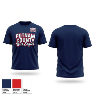 Short Sleeve Performance Shirt, PUTNAM COUNTY War Eagles, Men's Basketball, Teamtime, Team time, sublimation, custom sports apparel, team uniforms, spirit wear, spiritwear, sports uniforms, custom shirts, team store, custom team store, fundraiser sports, apparel fundraiser