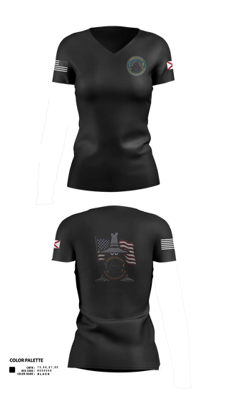 Womens Short Sleeve Vneck Shirt, 117th Intel Squadron, Air Force, Teamtime, Team time, sublimation, custom sports apparel, team uniforms, spirit wear, spiritwear, sports uniforms, custom shirts, team store, custom team store, fundraiser sports, apparel fundraiser