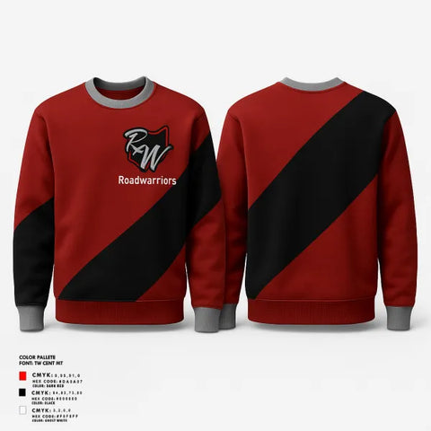 Crew Neck Sweatshirt, Roadwarriors, Softball, Teamtime, Team time, sublimation, custom sports apparel, team uniforms, spirit wear, spiritwear, sports uniforms, custom shirts, team store, custom team store, fundraiser sports, apparel fundraiser