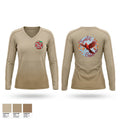 The Red Apple Company Women's Long Sleeve V-neck Shirt - 1