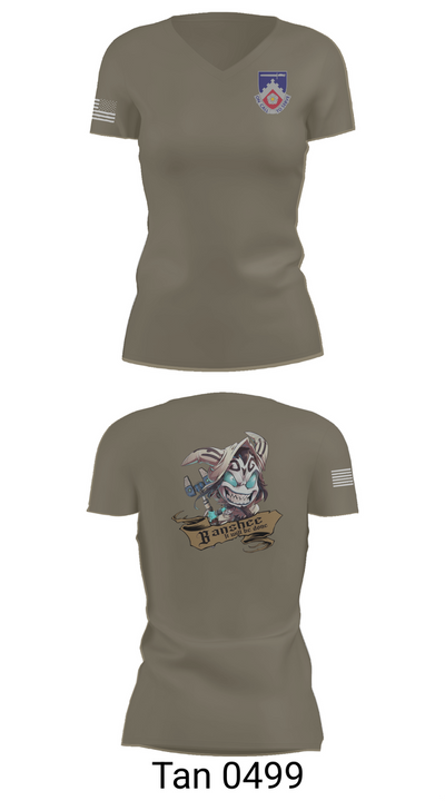 Banshee company 76615047 Women's Short Sleeve V-neck Shirt - 68