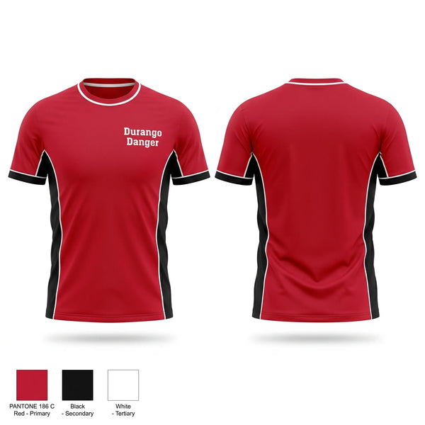 Short Sleeve Performance Shirt, Durango Danger, Softball, Teamtime, Team time, sublimation, custom sports apparel, team uniforms, spirit wear, spiritwear, sports uniforms, custom shirts, team store, custom team store, fundraiser sports, apparel fundraiser