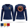 Bexar county wildland Women's Long Sleeve V-neck Shirt - 1