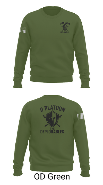 D Platoon 37319682 Crew Neck Sweatshirt - 43