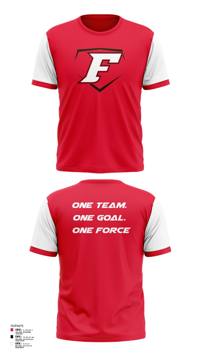 Cap City Force - Gray Short Sleeve Performance Shirt - 6
