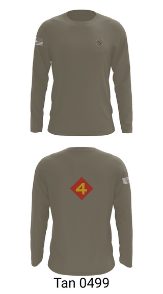 Long Sleeve Performance Shirt, 14th Marine regiment 4th Marine corps division, , Teamtime, Team time, sublimation, custom sports apparel, team uniforms, spirit wear, spiritwear, sports uniforms, custom shirts, team store, custom team store, fundraiser sports, apparel fundraiser