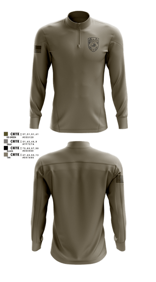 Quarter Zip Jacket, GLENCOE POLICE DEPARTMENT K9, Police, Teamtime, Team time, sublimation, custom sports apparel, team uniforms, spirit wear, spiritwear, sports uniforms, custom shirts, team store, custom team store, fundraiser sports, apparel fundraiser