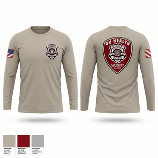 Long Sleeve Performance Shirt, OUH Security, Police, Teamtime, Team time, sublimation, custom sports apparel, team uniforms, spirit wear, spiritwear, sports uniforms, custom shirts, team store, custom team store, fundraiser sports, apparel fundraiser