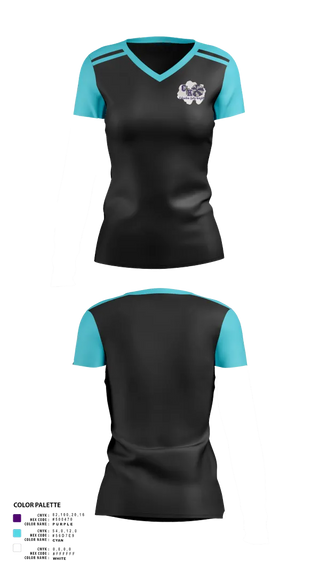 Womens Short Sleeve Vneck Shirt, Columbia Knights Football, , Teamtime, Team time, sublimation, custom sports apparel, team uniforms, spirit wear, spiritwear, sports uniforms, custom shirts, team store, custom team store, fundraiser sports, apparel fundraiser