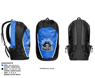 Gear Bag, Tripple Creek Pirates, Baseball, Teamtime, Team time, sublimation, custom sports apparel, team uniforms, spirit wear, spiritwear, sports uniforms, custom shirts, team store, custom team store, fundraiser sports, apparel fundraiser