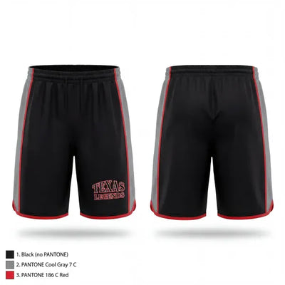 Texas Legends 36975909 Athletic Shorts With Pockets - 1