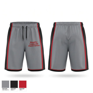 Athletic Shorts With Pockets, Slaughter Community Charter School, Baseball, Teamtime, Team time, sublimation, custom sports apparel, team uniforms, spirit wear, spiritwear, sports uniforms, custom shirts, team store, custom team store, fundraiser sports, apparel fundraiser