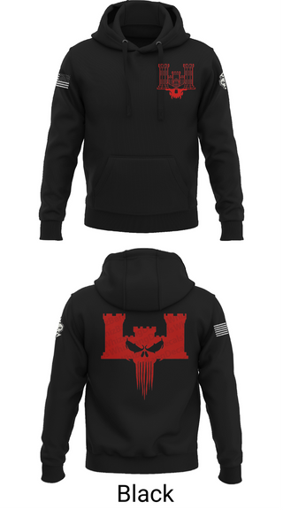 Hoodie, B co 334th BEB, , Teamtime, Team time, sublimation, custom sports apparel, team uniforms, spirit wear, spiritwear, sports uniforms, custom shirts, team store, custom team store, fundraiser sports, apparel fundraiser