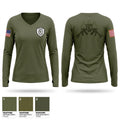 Berkshire County SRT Women's Long Sleeve V-neck Shirt - 1