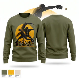 Crew Neck Sweatshirt, Dynamic Baseball, Baseball, Teamtime, Team time, sublimation, custom sports apparel, team uniforms, spirit wear, spiritwear, sports uniforms, custom shirts, team store, custom team store, fundraiser sports, apparel fundraiser