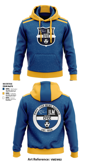Hoodie, Cape Fear Community College Soccer, Men's Soccer, Teamtime, Team time, sublimation, custom sports apparel, team uniforms, spirit wear, spiritwear, sports uniforms, custom shirts, team store, custom team store, fundraiser sports, apparel fundraiser