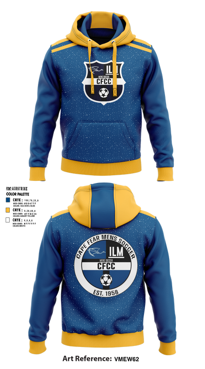 Cape Fear Community College Soccer 4526696 Hoodie - 5