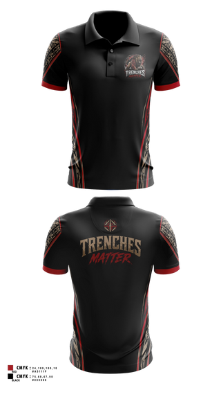 Short Sleeve Performance Polo, Trenches Matter, , Teamtime, Team time, sublimation, custom sports apparel, team uniforms, spirit wear, spiritwear, sports uniforms, custom shirts, team store, custom team store, fundraiser sports, apparel fundraiser