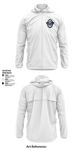 Windbreaker, North Chesapeake Football Club, Men's Soccer, Teamtime, Team time, sublimation, custom sports apparel, team uniforms, spirit wear, spiritwear, sports uniforms, custom shirts, team store, custom team store, fundraiser sports, apparel fundraiser