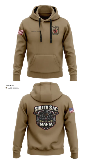 Hoodie, SAC SOUTH, Army, Teamtime, Team time, sublimation, custom sports apparel, team uniforms, spirit wear, spiritwear, sports uniforms, custom shirts, team store, custom team store, fundraiser sports, apparel fundraiser