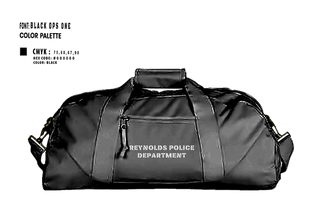 Duffle Bag, Reynolds Police Department, , Teamtime, Team time, sublimation, custom sports apparel, team uniforms, spirit wear, spiritwear, sports uniforms, custom shirts, team store, custom team store, fundraiser sports, apparel fundraiser