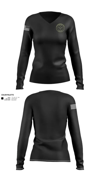 Womens Long Sleeve Vneck Shirt, Northern Oregon Regional Tactical Response Team, Police, Teamtime, Team time, sublimation, custom sports apparel, team uniforms, spirit wear, spiritwear, sports uniforms, custom shirts, team store, custom team store, fundraiser sports, apparel fundraiser