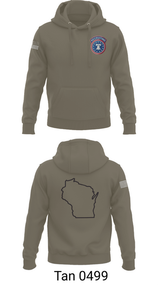 Hoodie, Waukesha recruiting station, Army, Teamtime, Team time, sublimation, custom sports apparel, team uniforms, spirit wear, spiritwear, sports uniforms, custom shirts, team store, custom team store, fundraiser sports, apparel fundraiser