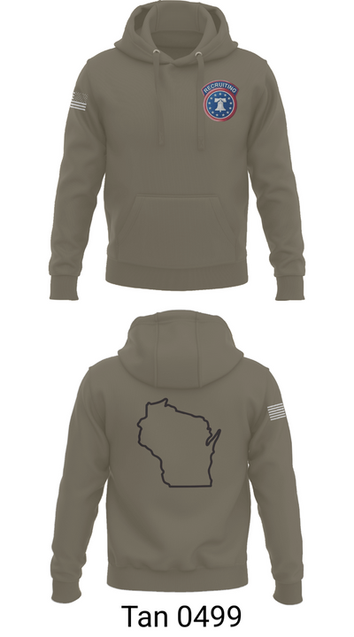 Waukesha recruiting station 70828393 Hoodie - 78