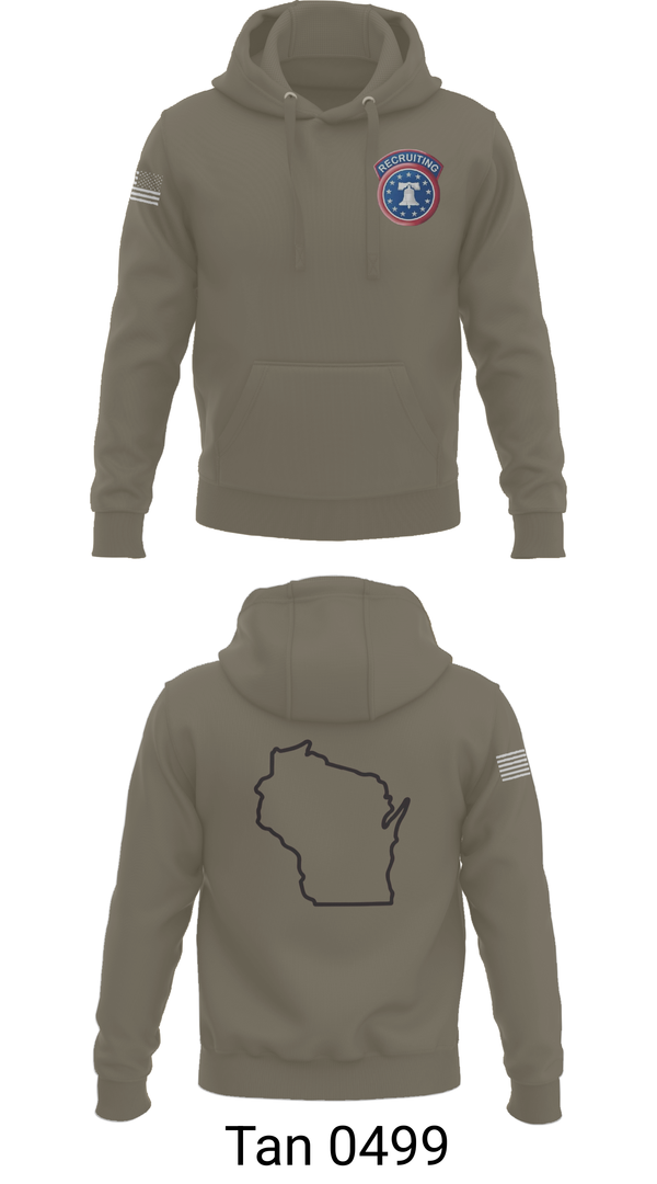 Hoodie, Waukesha recruiting station, Army, Teamtime, Team time, sublimation, custom sports apparel, team uniforms, spirit wear, spiritwear, sports uniforms, custom shirts, team store, custom team store, fundraiser sports, apparel fundraiser