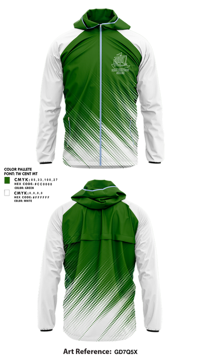 Palo Alto Boys Soccer Windbreaker - 2