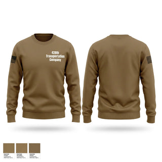 Crew Neck Sweatshirt, 428th Transportation Company, Army, Teamtime, Team time, sublimation, custom sports apparel, team uniforms, spirit wear, spiritwear, sports uniforms, custom shirts, team store, custom team store, fundraiser sports, apparel fundraiser