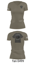A Co. 11th Cyber Warfare BN 305487 Women's Short Sleeve V-neck Shirt - 6