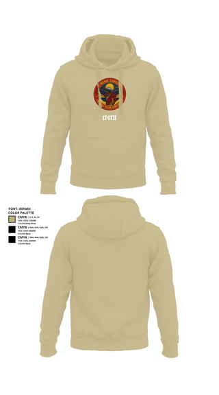 Hoodie, 174th, , Teamtime, Team time, sublimation, custom sports apparel, team uniforms, spirit wear, spiritwear, sports uniforms, custom shirts, team store, custom team store, fundraiser sports, apparel fundraiser