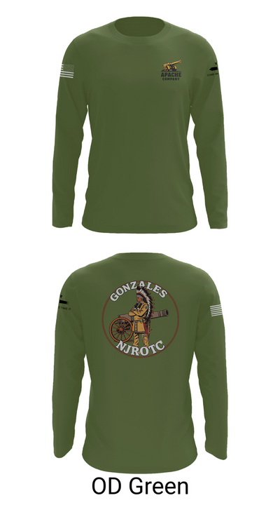NJROTC Apache Company 29120146 Long Sleeve Performance Shirt 44