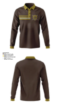 Cibola High School Golf 48815551 Long Sleeve Performance Polo - 45