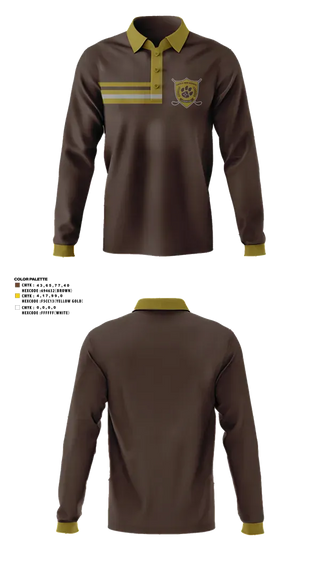 Long Sleeve Performance Polo, Cibola High School Golf, Golf, Teamtime, Team time, sublimation, custom sports apparel, team uniforms, spirit wear, spiritwear, sports uniforms, custom shirts, team store, custom team store, fundraiser sports, apparel fundraiser