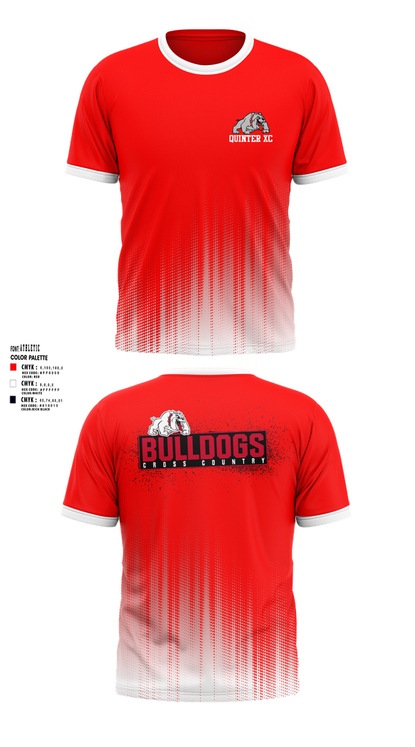 Short Sleeve Performance Shirt, Quinter XC, Cross Country, Teamtime, Team time, sublimation, custom sports apparel, team uniforms, spirit wear, spiritwear, sports uniforms, custom shirts, team store, custom team store, fundraiser sports, apparel fundraiser