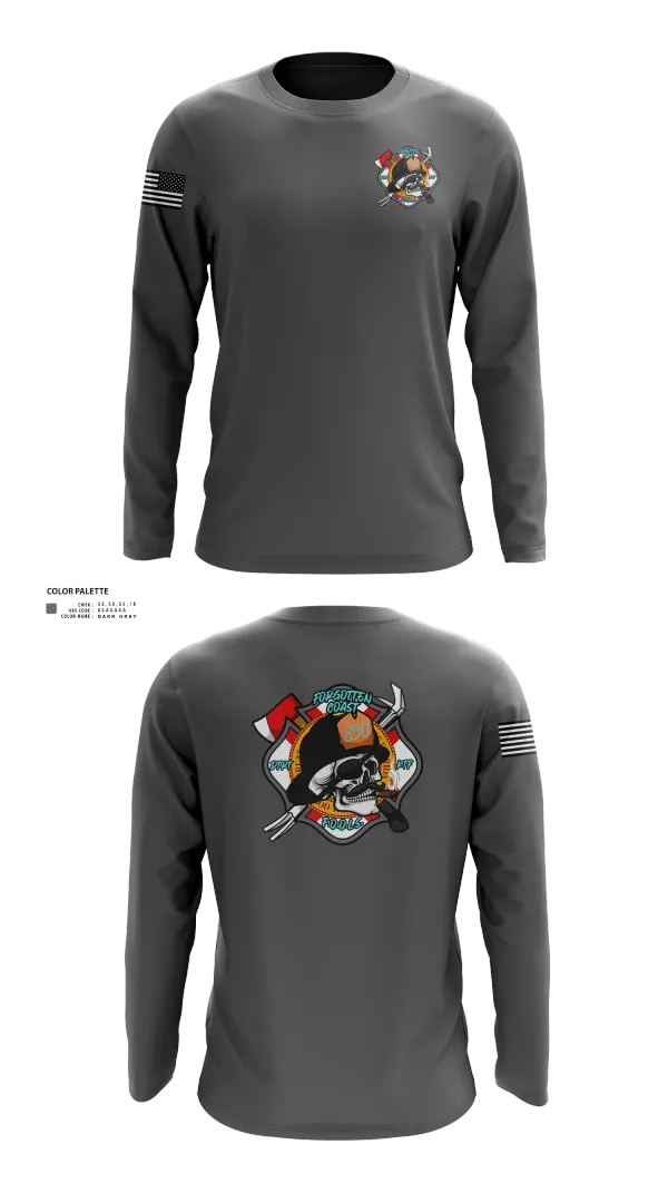 Long Sleeve Performance Shirt, Forgotten Coast F.O.O.L.S., , Teamtime, Team time, sublimation, custom sports apparel, team uniforms, spirit wear, spiritwear, sports uniforms, custom shirts, team store, custom team store, fundraiser sports, apparel fundraiser