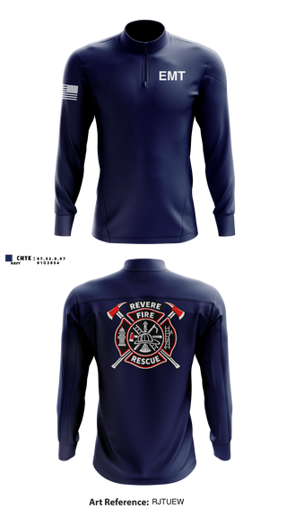 Quarter Zip Jacket, Revere Fire Department, Fire Department, Teamtime, Team time, sublimation, custom sports apparel, team uniforms, spirit wear, spiritwear, sports uniforms, custom shirts, team store, custom team store, fundraiser sports, apparel fundraiser