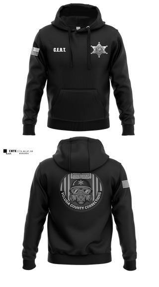 Hoodie, Volusia County CERT, Police, Teamtime, Team time, sublimation, custom sports apparel, team uniforms, spirit wear, spiritwear, sports uniforms, custom shirts, team store, custom team store, fundraiser sports, apparel fundraiser