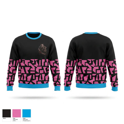 Scary hippos Crew Neck Sweatshirt - 1