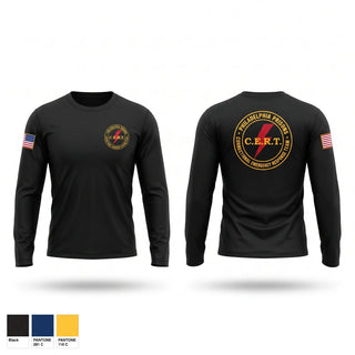 Long Sleeve Performance Shirt, CERT, Police, Teamtime, Team time, sublimation, custom sports apparel, team uniforms, spirit wear, spiritwear, sports uniforms, custom shirts, team store, custom team store, fundraiser sports, apparel fundraiser