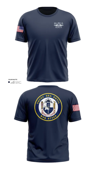 Old School Cotton Feel Shirt, USCGC SEADEVIL, , Teamtime, Team time, sublimation, custom sports apparel, team uniforms, spirit wear, spiritwear, sports uniforms, custom shirts, team store, custom team store, fundraiser sports, apparel fundraiser